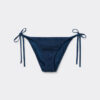 String Swimsuit Bottoms Crinkle Waves