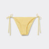 String Swimsuit Bottoms Crinkle Waves