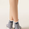 Stripe and Bow Socks Stripe and Bow Socks