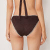 Swimsuit Bottom Bicolor Embroidery