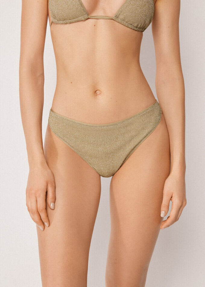 Swimsuit Bottom Metallic Glow