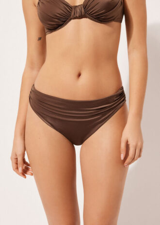 Swimsuit Bottoms Shiny Satin