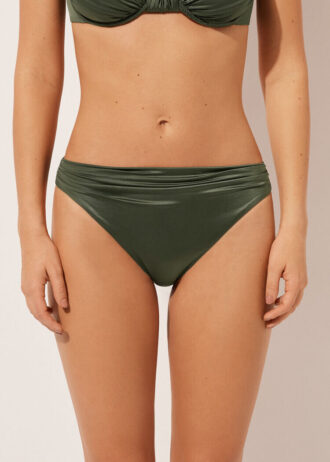 Swimsuit Bottoms Shiny Satin