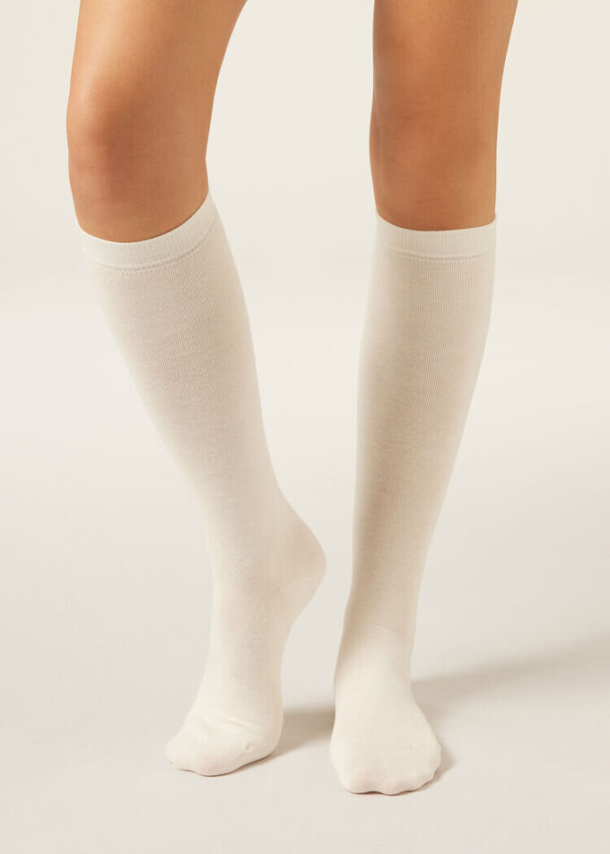 Tall Satin Cotton Socks Tall Satin Cotton Socks