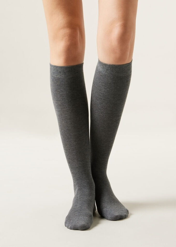Tall Satin Cotton Socks Tall Satin Cotton Socks