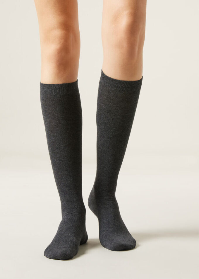 Tall Satin Cotton Socks Tall Satin Cotton Socks