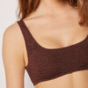 Tank-Style Swimsuit Top Crinkle Waves