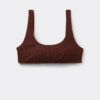 Tank-Style Swimsuit Top Crinkle Waves