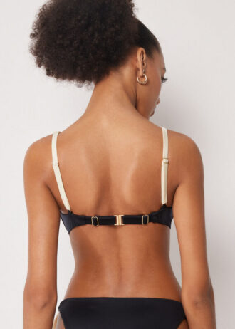 Tank-Style Swimsuit Top Elegant Bicolor