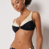 Tank-Style Swimsuit Top Elegant Bicolor