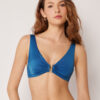Tank Swimsuit Top Shiny Satin