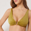 Tank Swimsuit Top Shiny Satin