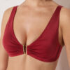 Tank Swimsuit Top Shiny Satin