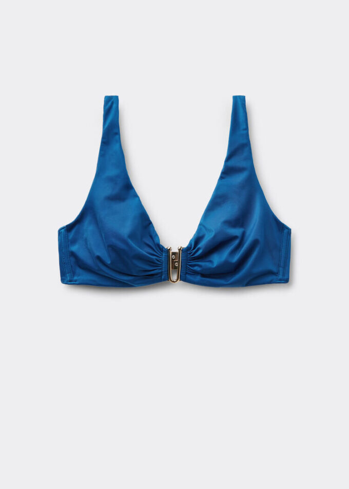 Tank Swimsuit Top Shiny Satin