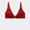 Tank Swimsuit Top Shiny Satin