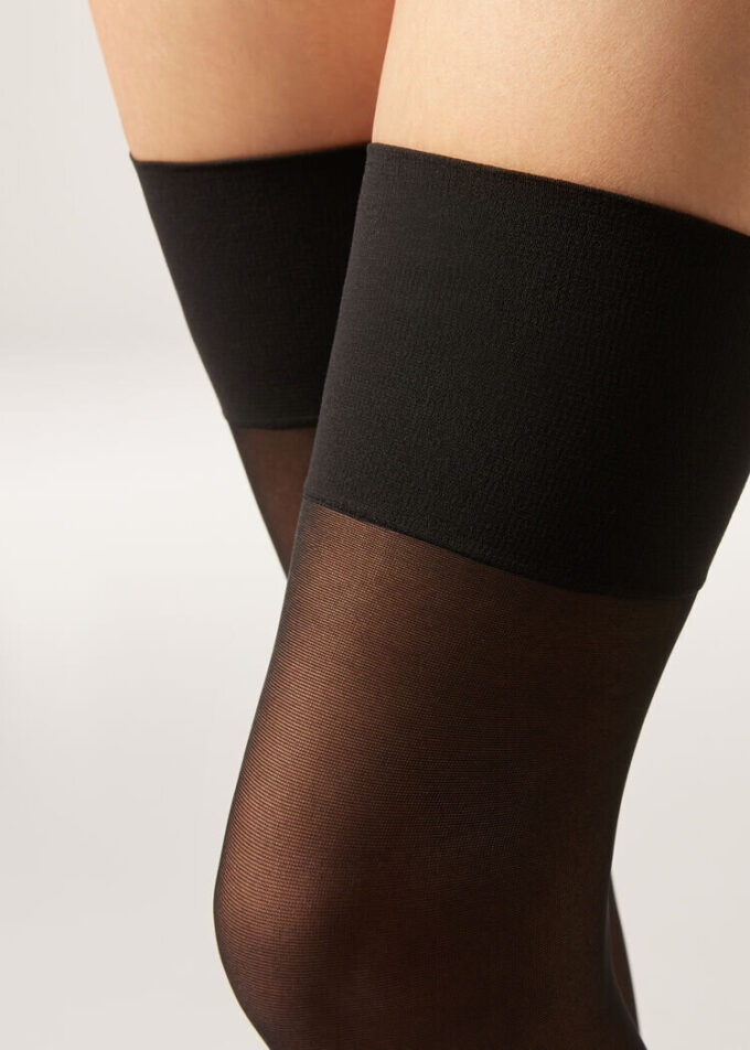Thirty Denier Sheer Over-The-Knee Socks