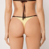 Thong Swimsuit Bottom Bicolor Piping