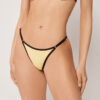 Thong Swimsuit Bottom Bicolor Piping
