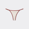 Thong Swimsuit Bottom Bicolor Piping