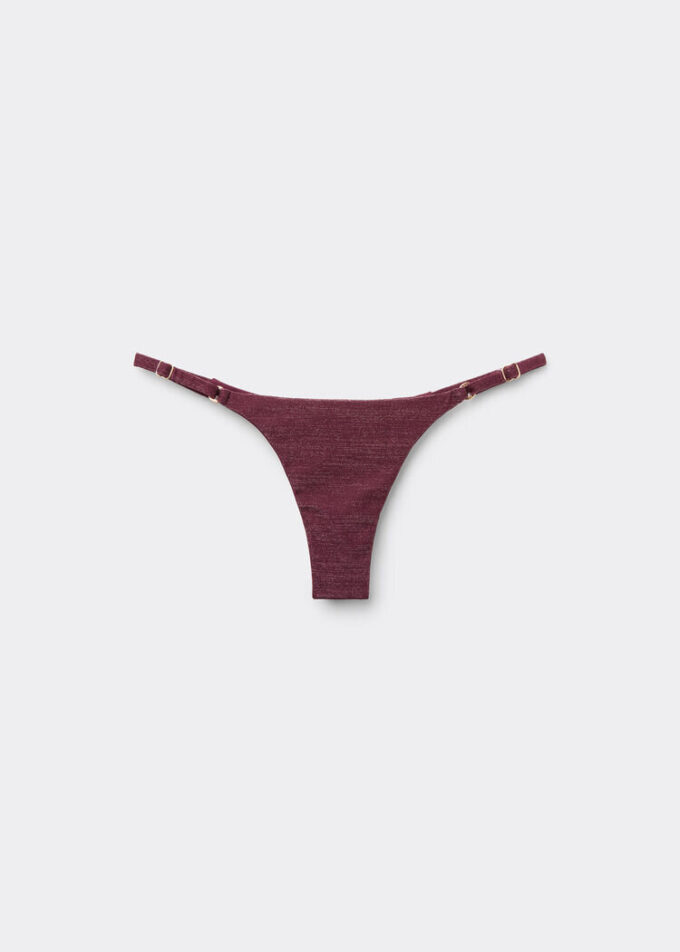 Thong Swimsuit Bottom Golden Glow