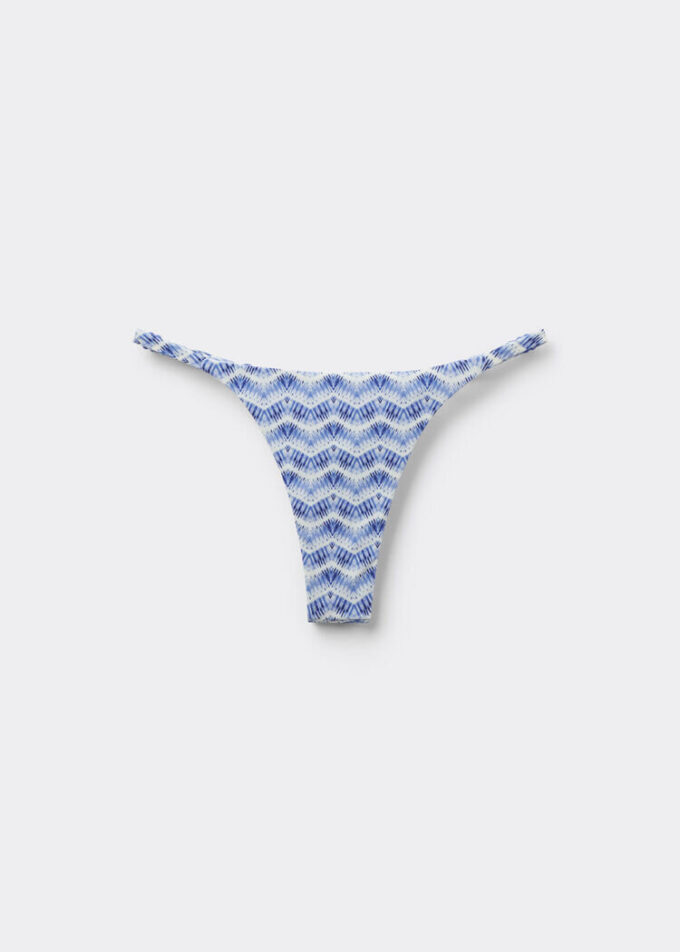 Thong Swimsuit Bottom Water Reflection Thong Swimsuit Bottom Water Reflection