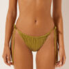 Thong Swimsuit Bottoms Shiny Satin Thong Swimsuit Bottoms Shiny Satin