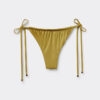 Thong Swimsuit Bottoms Shiny Satin Thong Swimsuit Bottoms Shiny Satin