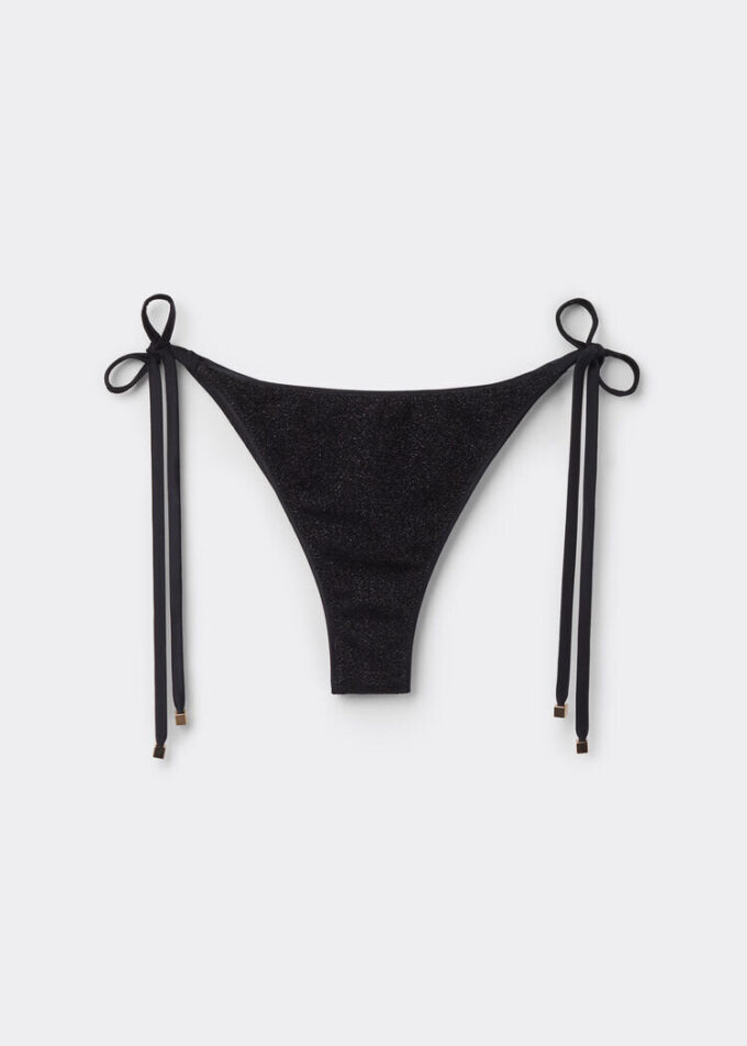 Tie Brazilian Swimsuit Bottoms Sparkling Dusk Tie Brazilian Swimsuit Bottoms Sparkling Dusk