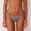 Tied Brazilian Swimsuit Bottom Classic Snake Tied Brazilian Swimsuit Bottom Classic Snake