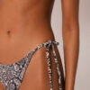Tied Brazilian Swimsuit Bottom Classic Snake Tied Brazilian Swimsuit Bottom Classic Snake