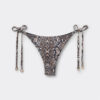 Tied Brazilian Swimsuit Bottom Classic Snake Tied Brazilian Swimsuit Bottom Classic Snake