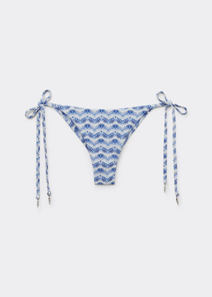 Tied Brazilian Swimsuit Bottom Water Reflection Tied Brazilian Swimsuit Bottom Water Reflection