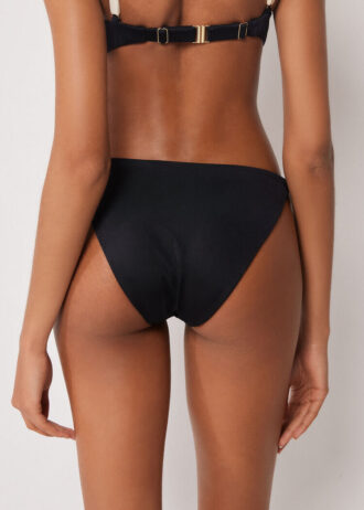 Tied Swimsuit Bottom Elegant Bicolor