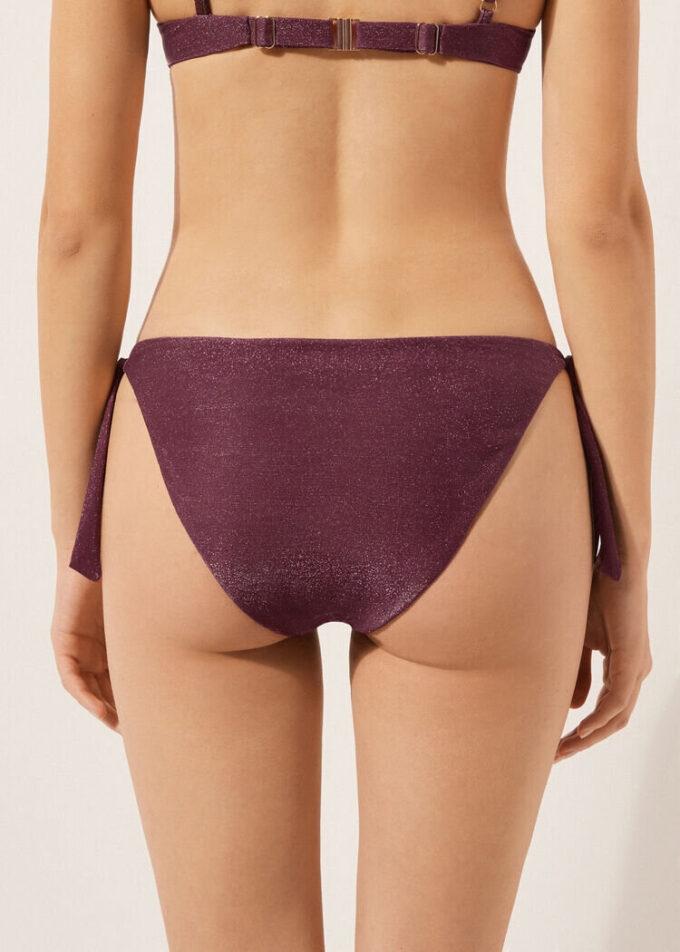 Tied Swimsuit Bottom Golden Glow Tied Swimsuit Bottom Golden Glow