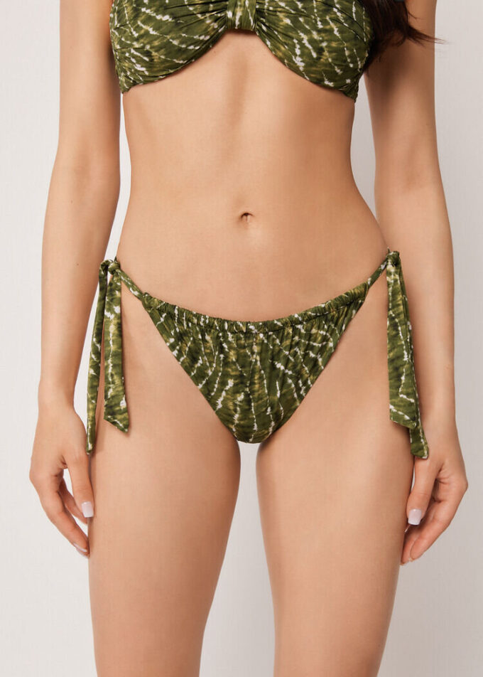 Tied Swimsuit Bottom Natural Tie-Dye Tied Swimsuit Bottom Natural Tie-Dye