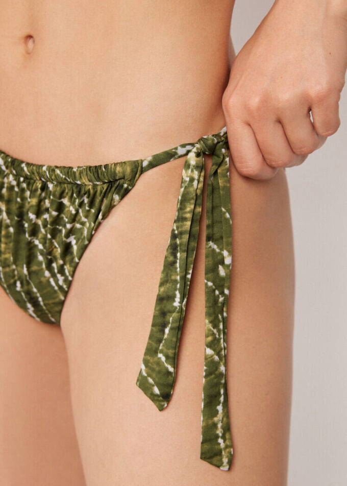 Tied Swimsuit Bottom Natural Tie-Dye Tied Swimsuit Bottom Natural Tie-Dye