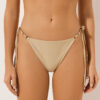 Tied Swimsuit Bottoms Gold Waves Tied Swimsuit Bottoms Gold Waves