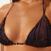Triangle Bikini Top Dark Animalier