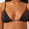 Triangle Bikini Top Dark Animalier