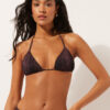 Triangle Bikini Top Dark Animalier