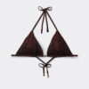 Triangle Bikini Top Dark Animalier