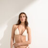 Triangle Swimsuit Top Bicolor Piping Triangle Swimsuit Top Bicolor Piping