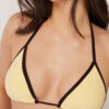 Triangle Swimsuit Top Bicolor Piping Triangle Swimsuit Top Bicolor Piping