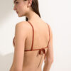 Triangle Swimsuit Top Bicolor Piping Triangle Swimsuit Top Bicolor Piping