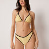 Triangle Swimsuit Top Bicolor Piping Triangle Swimsuit Top Bicolor Piping
