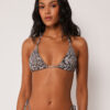 Triangle Swimsuit Top Classic Snake