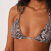 Triangle Swimsuit Top Classic Snake