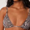 Triangle Swimsuit Top Classic Snake