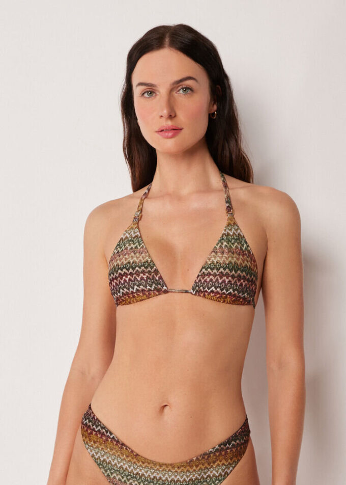 Triangle Swimsuit Top Elegant Ethnic Triangle Swimsuit Top Elegant Ethnic