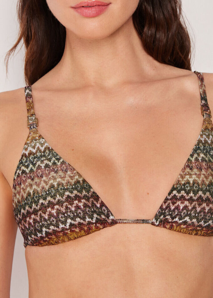 Triangle Swimsuit Top Elegant Ethnic Triangle Swimsuit Top Elegant Ethnic